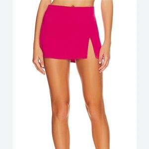 More to Come Revolve Mandy Skort In Hot Pink Sz Sm